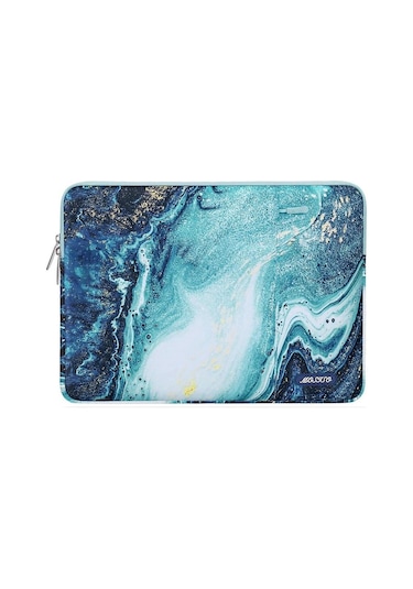 GubisiStore Creative Wave Marble-2016-2022 Mac Pro 13-su Geçirmez Laptop Çantası Kapak 11 12 13.3 14 15 15.6 İnç Dizüstü B