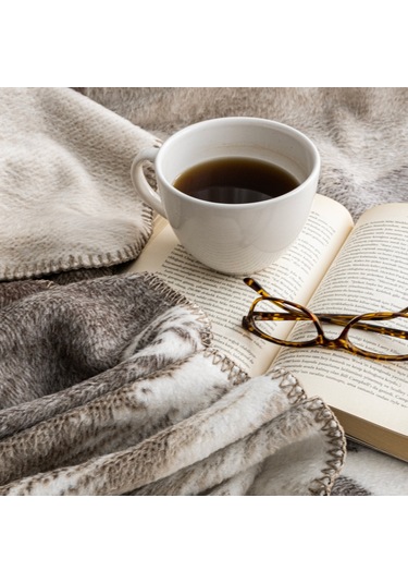 Schafer Home Deer Çift Kişlik Battaniye 200x220 Cm 1 Parça-kahverengi Kahverengi