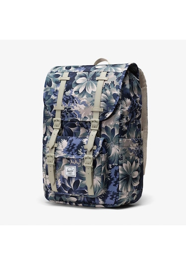 Herschel Little America Floral Unisex Mavi Sırt Çantası 11391 MAvi