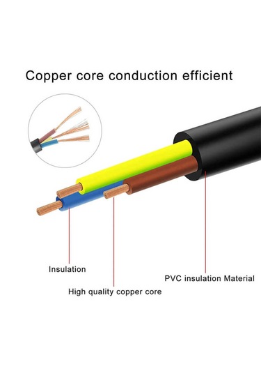 1.5 Metre C13 Power Kablo Bilgisayar Pc Kasa Monitör Güç Kablosu 150cm