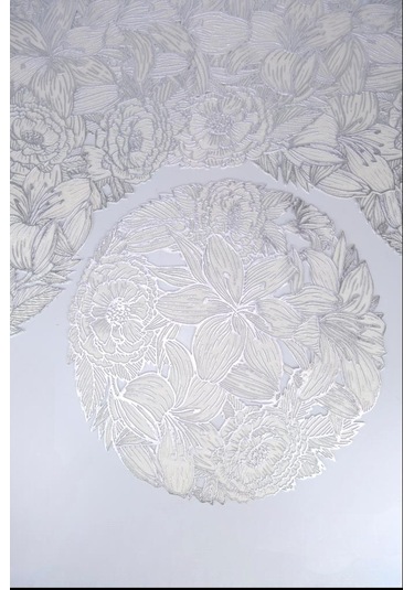 Digithome Acar 6 Lı Amerikan Servisi Supla Yuvarlak Gümüş 38 Cm Acr-283 C320.033 Gümüş