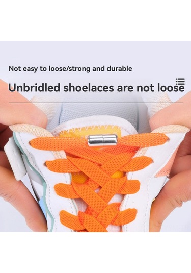 Geeksen 6mm Genişlikli Spor Ayakkabı İçin Esnek Kaymaz Kayışlar, Kapsül Kilitli, Çocuk-yetişkin Uyumlu, Siyah 1 Çift Siyah