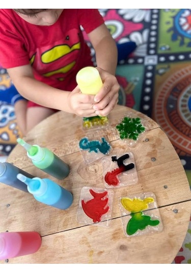 Elf Aqua Gel Su Oyuncak Seti 5 Renk Jel Şişe 6 Kalıp