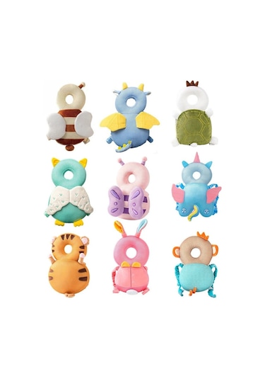 Premium Bebek Düşme Önleyici Kafa Yastığı: Güvenli Yürüyüş İçin No.07 Ekru