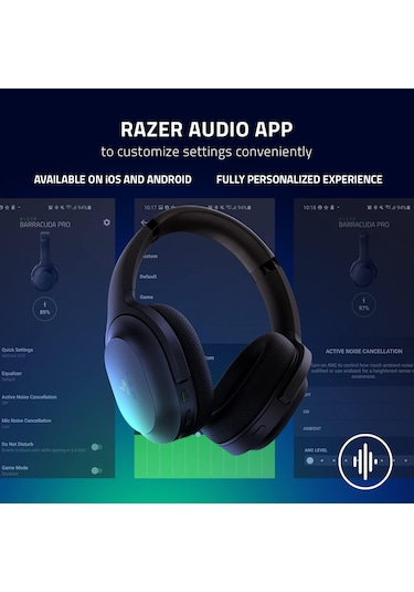 Razer Barracuda - Kablosuz Çoklu Platform Oyun Ve Mobil Kulaklık