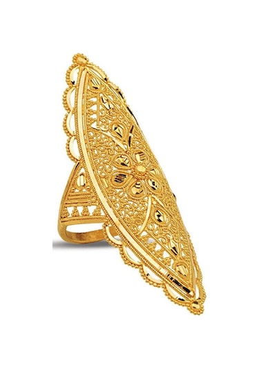 22 Ayar Altın Hint Yüzük 7 Gram (491375665)