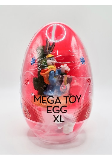 Mega Toy Egg XL Pembe Oyuncaklı Şekerleme 10 G
