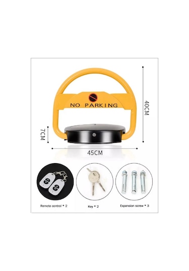 Güneş Panelli Bireysel Park Kilit Bariyeri - BG0512 Barfas