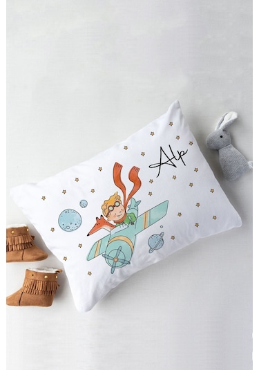 Lilabio %100 Organik Isme Özel Isimli 10lu Hastane Çıkışı Küçük Prens Ekru