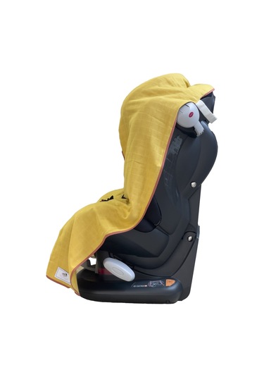 Ezh Collection 4010 Bebek Müslin Oto Koltuğu Kılıfı Hardal