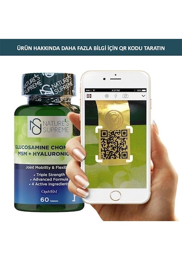 Natures Supreme Glucosamine Chondroitin Msm Hyaluronic Acid 60