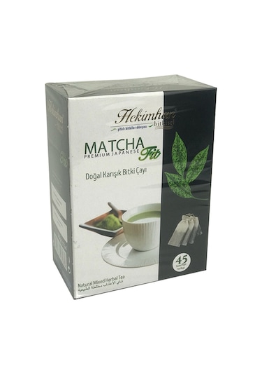 Hekimhan Bitkisel Matcha Doğal Karışık Bitki Süzen Poşet Çay 45 x 2 G