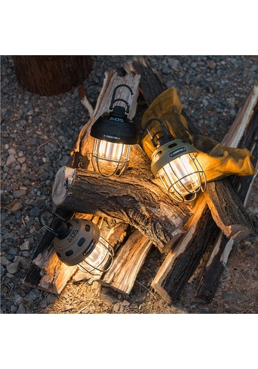 Shinetrip Kamp Işıkları Ve Fenerleri Karbon Çelik 5 Mod Usb Şarj Kahverengi