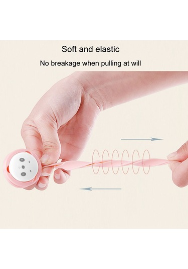 Sones Taşınabilir Bebek Karikatür Panda Emzik Zinciri Yatıştırıcı Diş Kaşıyıcı Saklama Zinciri Pembe