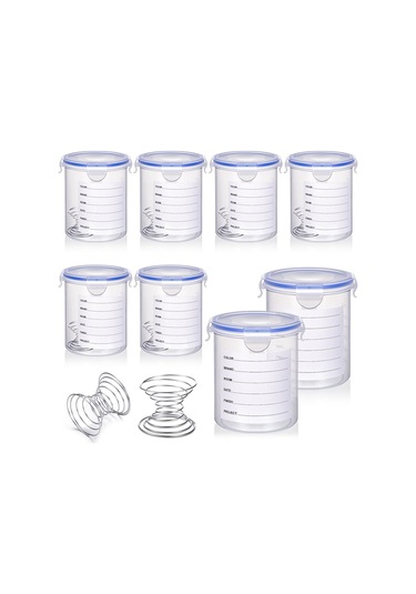 Xurunkeji Set Paslanmaz Çelik Karıştırma Topu Boya Kabı Kapaklı Rötuş Boya Kapları Boya Saklama Kapları 800 Ml