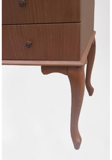 Çalışma Masa Klasik Model Kayın Aslan Ayak Ve Kaplama Tabla 5 Çekmece El Yapımı