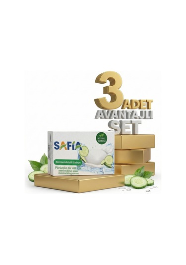 Safia Salatalık Nemlendirici Sabun 3x90 Gr