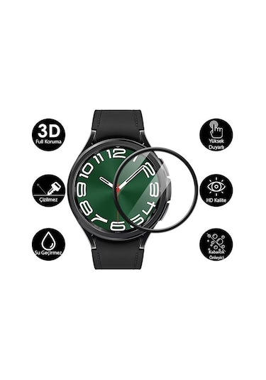Ally Samsung Galaxy Uyumlu Watch 6 Classic 47mm Pmma Cam Ekran Koruyucu