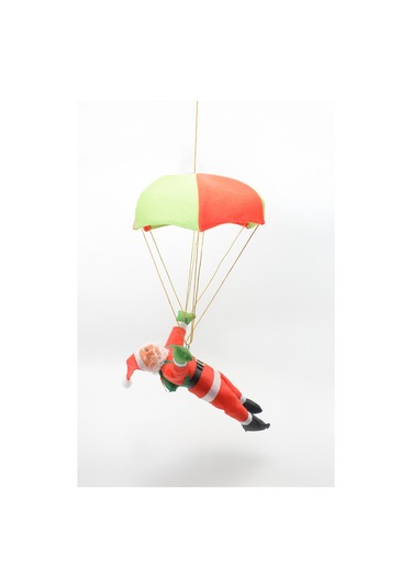 Waldern Premium Parşütlü Noel Baba Yılbaşı Süs