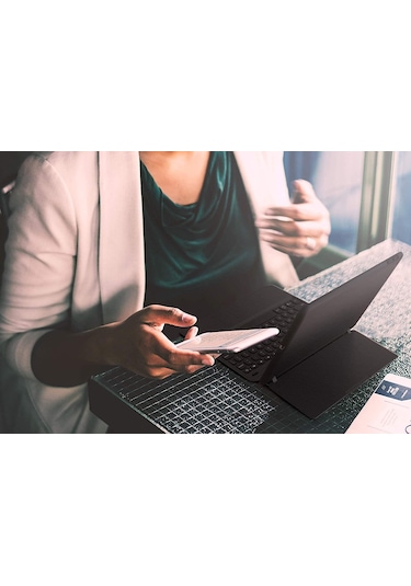 Zagg Slim Book Go 12.9" 3.Nesil Apple Uyumlu iPad  Pro Klavyeli Kılıf Ingilizce
