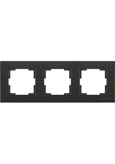 Mutlusan Rita Siyah Üçlü Çerçeve - 2220 800 1384