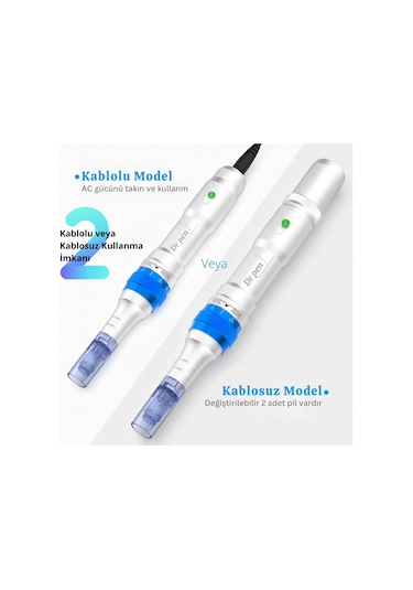 Dr. Pen A6 Kablosuz ve Kablolu Dermapen Cihazı İthalatçı Garantili
