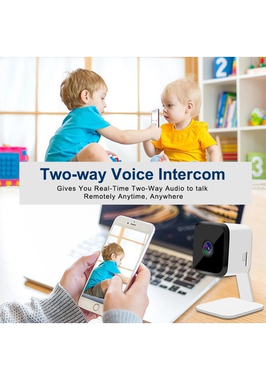 Xindoker Tuya Akıllı Bebek İzleme Kamerası: 1080p Hd, Gece Görüşlü, Wi-fi Bağlantılı, Sesli İletişim, Hareket Algılama 111 Karakter