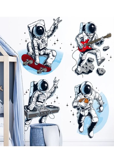 Brightnest Duvara Yapıştırılan İç Mekanastronot Duvar Çıkartmaları 206809451 Beyaz