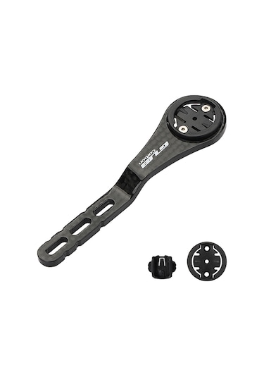 Vkemall Gub 692 Siyah Karbon Fiber Bisiklet Kodu Tablosu Tutucu: Hafif, Dayanıklı, Garmin/cat Eye/bryton Desteği, Kolay Kurulum Siyah