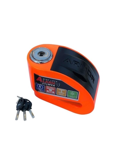 Armor 606Mva 6 Mm Renkli Alarmlı Disk Kilidi Armor