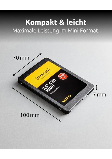 Ssd 2.5 İnç Sata 3 120 Gb, Siyah Standart