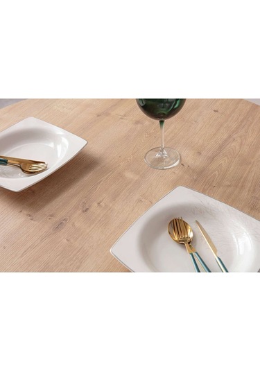 Montana Modern Yemek Masası 4 Sandalye Takım Ahşap