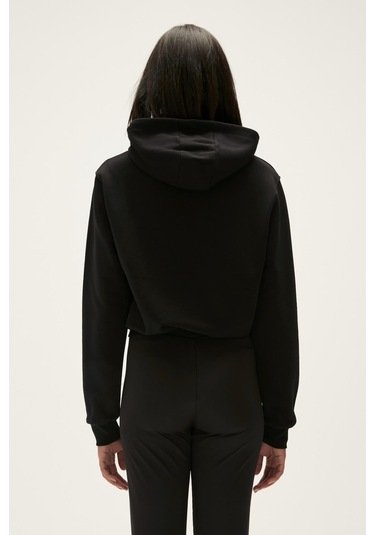 Bad Bear 22.04.12.007 Flog Hoodıe Kadın Hoodıe Sweat Shirt 22.04.12.007-R11001 Siyah