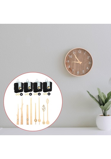 Homyl Duvar Saati Hareketleri Mekanizması Yatak Akçaağaç Akçaağaç Çok Renkli