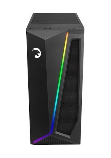 Gamepower Dark Side 1X120Mm Argb Fan Argb Led Bar Temperli Kasa