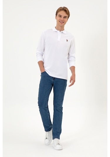U.s. Polo Assn. Erkek Beyaz Sweatshirt 50313772-vr013 Beyaz