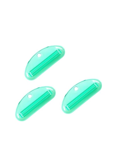 Yeşil Yüz Temizleyici Sıkacakları Uygun Ergonomi Taşınabilir Diş Macunu Tutucu Tüp Kozmetik Dağıtıcıları Ev Gereçleri Yeşil