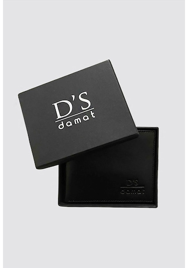 Ds Damat Standart Kutulu Hakiki Deri Cüzdan 2H1119ST134 Siyah