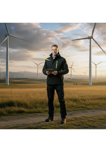 Sara Workwear Comfort Kışlık Parka Siyah