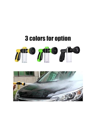 Symbee Yüksek Basınçlı Köpük Püskürtücü İle 3.5oz Sabun Dispanseri - Bahçe, Çim, Araba Yıkama Ve Ev Temizliği İçin Pratik Nozul