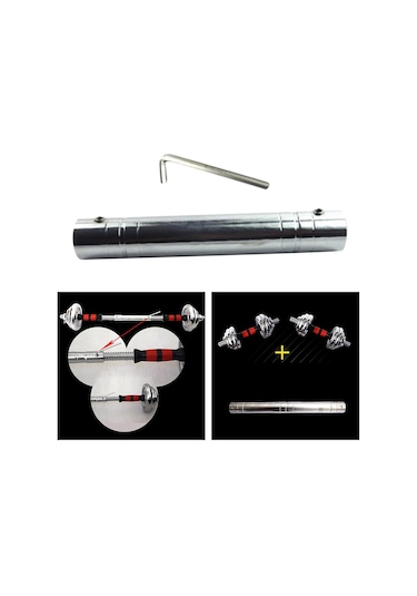 Dolıty Kaymaz Çelik Dambıl Bağlantı Çubuğu Marangoz Direği 20cm 20-santimetre