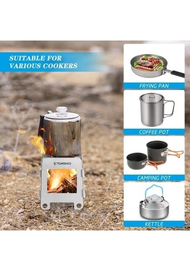 Ulzyvf Keşif Keyfi, Tencere Takımı Sobası, Skycıty Sırt Seti: Kamp Piknik Izgara, Gümüş Çantalı Barbekü, Xl Gümüş Gümüş