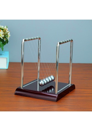 Shineyee Masaüstü Stres Azaltıcı Newton Topları, Metal Sanayi Kıvrımlı Sallayan Dekoratif Alet, Hediyelik Esya, Perakende Ve Toptan Satış