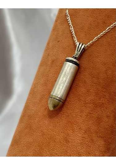 Mer Mi Modeli Gümüş Erkek Kolyesi F160020107