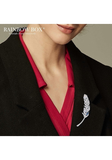 Kadınlar İçin Broşlar, Yapay Elmaslı Kristal Takılar Kadın Broşları Ve İğneleri Çok Renkli