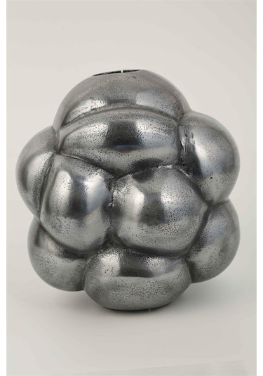 Vitale Silver Baloncuk Vazo 28 28 29 Cm Ak.kv0410 Renkli