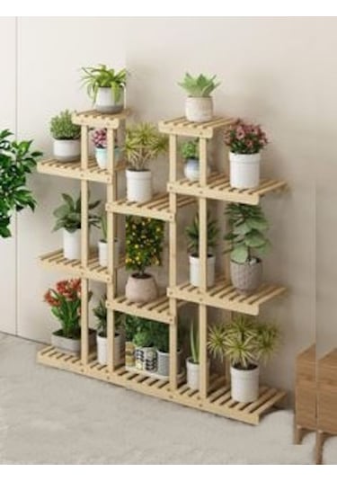 Saksı Standı Saksı Rafı Çiçeklik Kitaplık