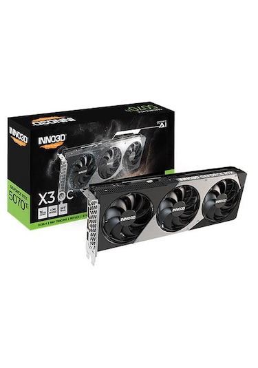Inno3D RTX5070Ti X3 OC 16 GB GDDR7 256 Bit Ekran Kartı