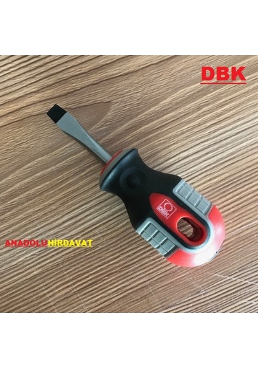 Dbk Crv Çelik Düz Tornavida 6x38 MM Kısa Mini Düz Tornavida