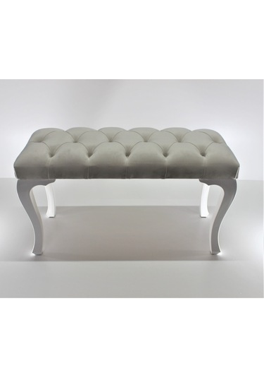 Krem Chester Model Babyface Kumaş Bench&koltuk&tabure&pofuduk Yatak Odası Takımı Ucu&önü Puff